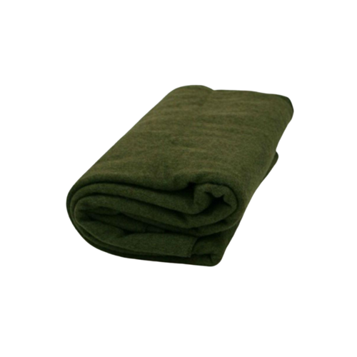 Large Wool Fire Blanket - Green