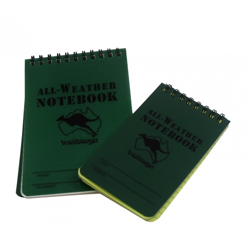 All Weather Waterproof Notebook 4"x6"