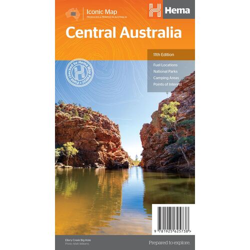 CLEARANCE Central Australia 4wd Explorer Map