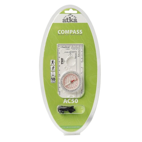 Atka AC50 Orienteering Baseplate Compass