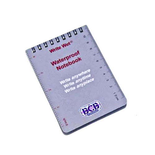 CLEARANCE Waterproof Notebook "Write Wet " 12.5x8.5cm w/ Pencil