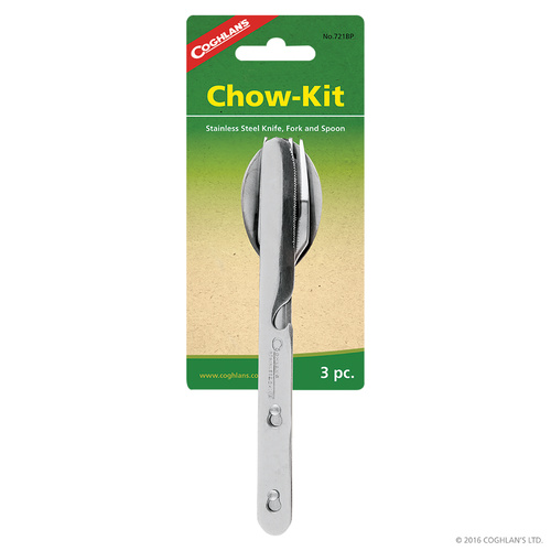 KFS Standard Chow-Kit 3 Piece Cutlery Set Stainless Steel