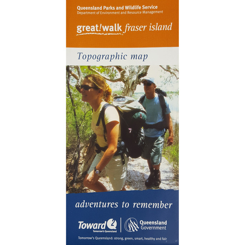 Fraser Island K'Gari Great Walk Topographic Map