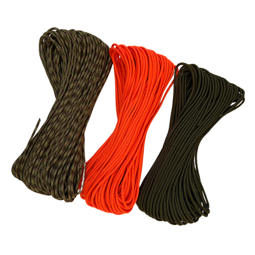 Fish & Fire 9 Strand 550 Paracord (100ft)