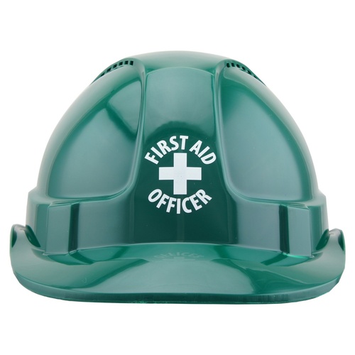 CLEARANCE Hard Hat "First Aid Officer"
