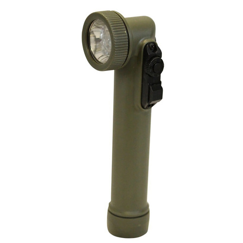 Army Angle Head LED Torch 2xAA
