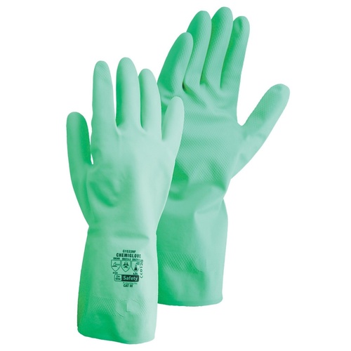 Nitrile Flocklined Chemical Resistant Gloves