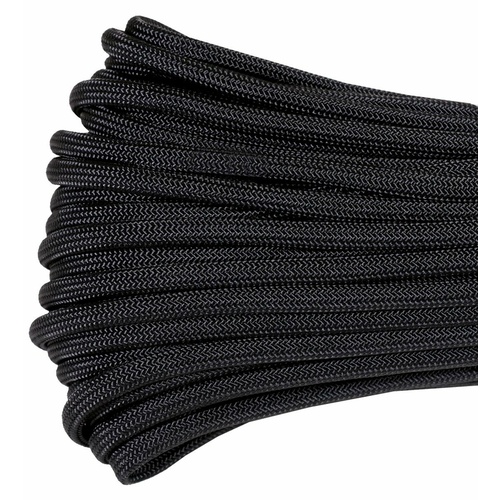 Mil-Spec Tactical Black Paracord 550 (100ft) MADE IN USA