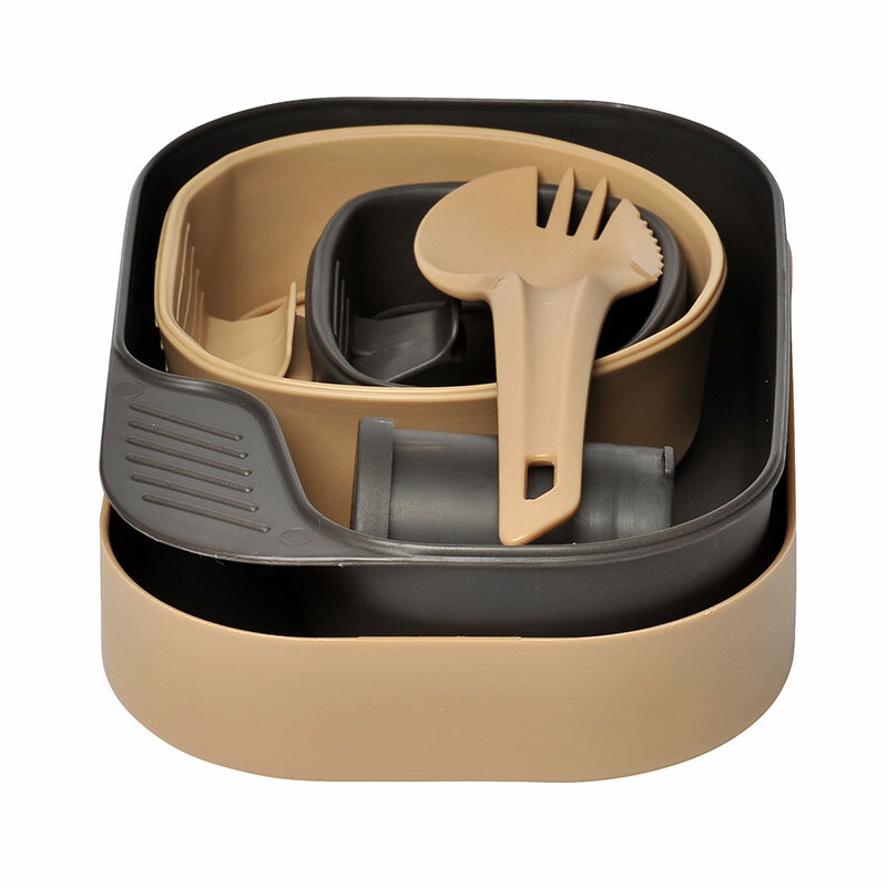 Wildo CampABox Complete Meal Mess Kit for Camping, Hiking, Outdoors