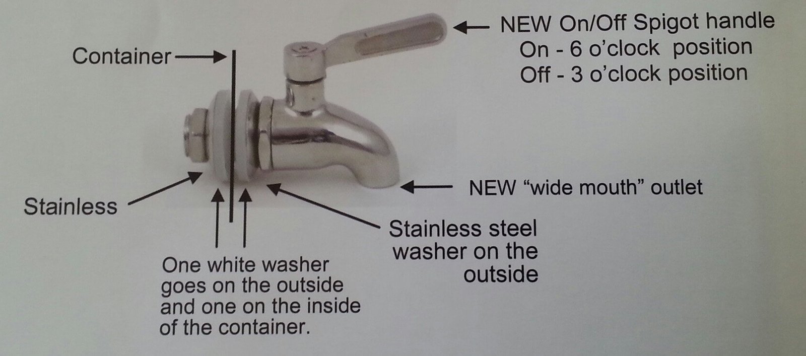 Berkey Genuine Solid Stainless Steel Tap (Spigot)