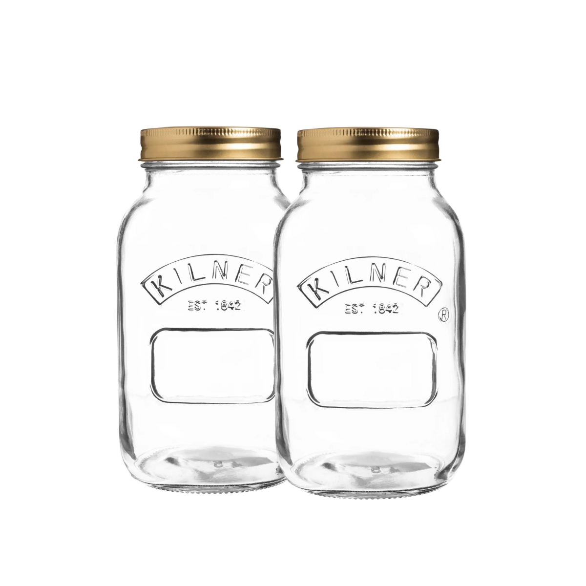 Kilner Preserve & Canning Jar 1 Litre 2pk