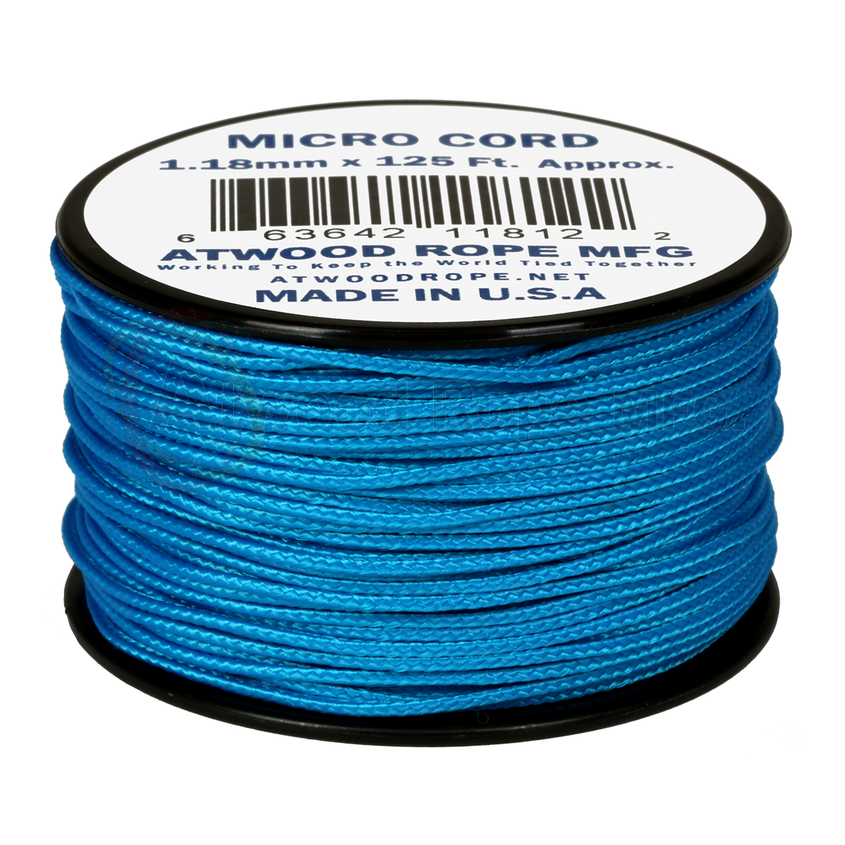 Micro Cord Tactical Braided Paracord Blue