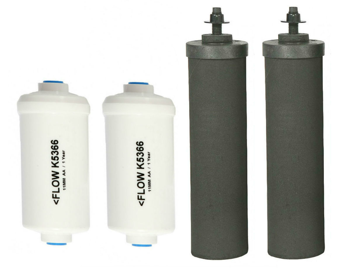 Black Berkey PF2 Fluoride Filter Replacement Twin Pack