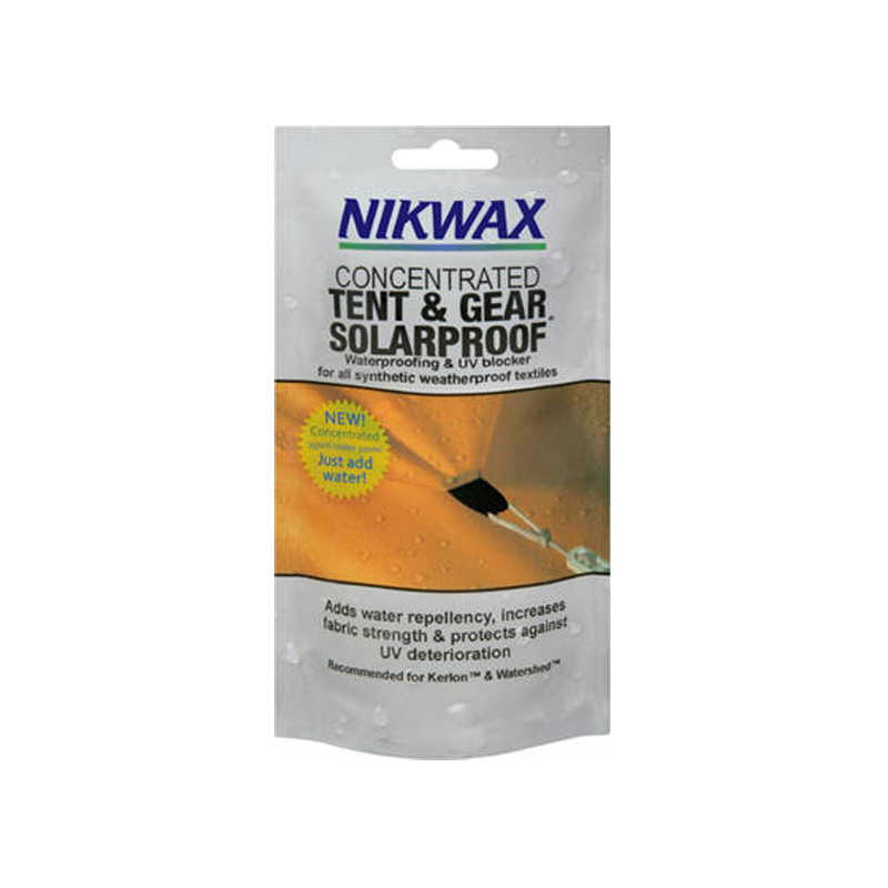 Nikwax Tent /& Gear Solar Wash Adds Water Repellency Waterproofing /& UV Blocker