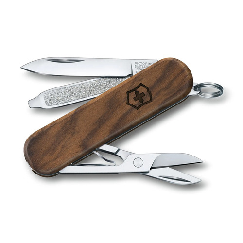 Victorinox Keychain Swiss Army Knife Classic SD Wood