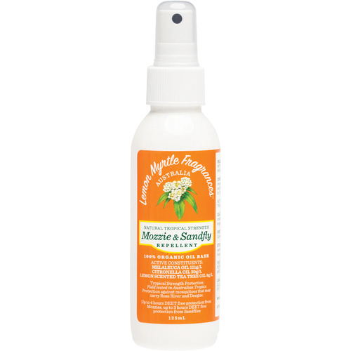 CLEARANCE Lemon Myrtle Fragrances Mozzie & Sandfly Repellent 125ml