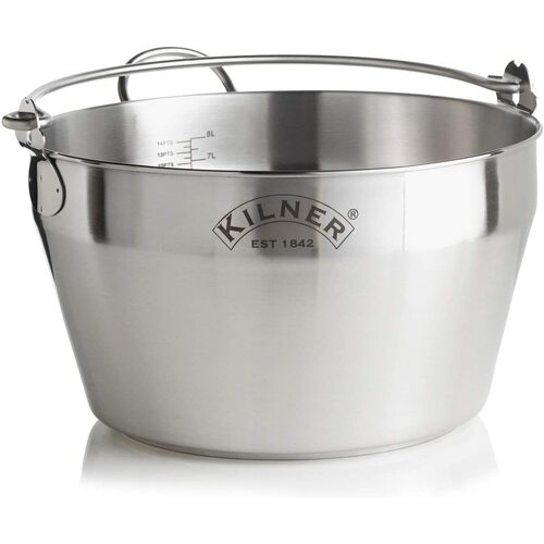 Stainless Steel Preserving Pan 8L