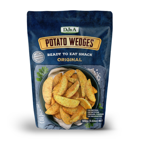 Ready To Eat Potato Wedges Original 100g