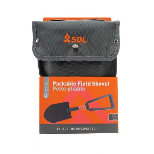 SOL Packable Field Shovel with Serrated Edge