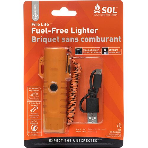 SOL Fire Lite Rechargeable Fuel-Free Plasma Lighter