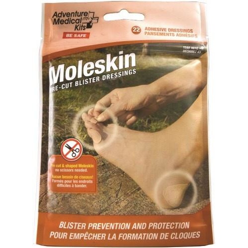 AMK Moleskin Pre-cut Blister Dressing - Blister Prevention & Protection