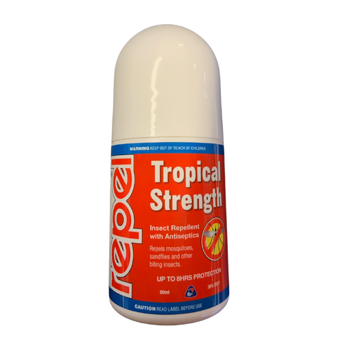 Repel Roll On 30% Deet 60ml Tropical Strength