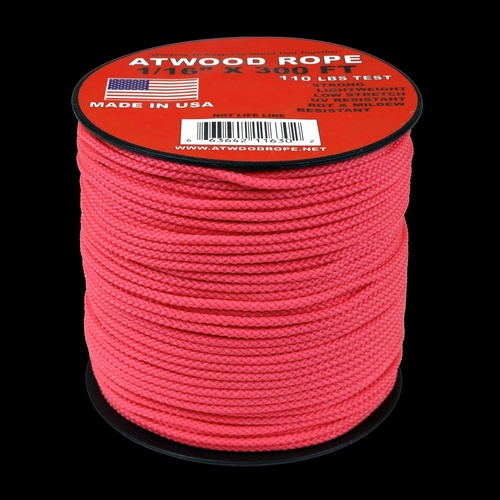 1.6mm (1/16th) Cordage Pink 300ft Spool