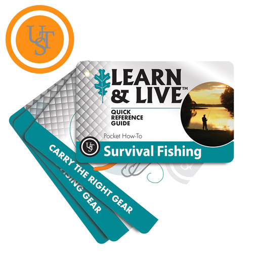 UST Learn & Live Survival Fishing Cards