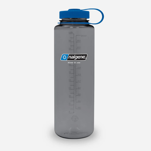 Nalgene Silo 1.5L Water Bottle – Grey w/ Blue Lid