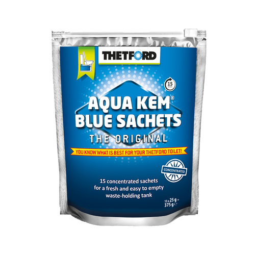 Thetford Aqua Kem Blue Sachets for Toilet Waste Chemical Tank