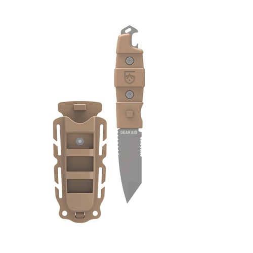 Gear Aid Kotu Tanto Titanium Coated Survival Knife Coyote