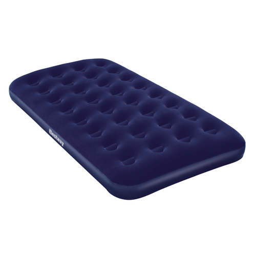 Velour Queen Size Airbed Mattress 2.03m x 1.52m x 22cm