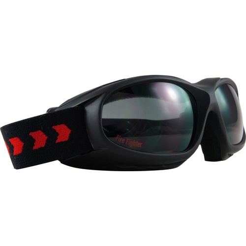 Tinted Lens Low Profile Fire Fighter Goggles