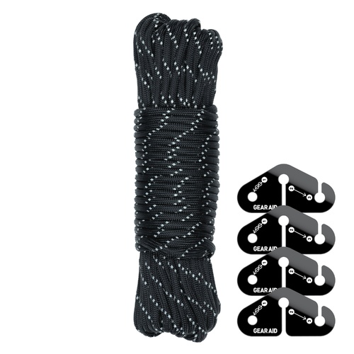 Gear Aid Taut Line Kit with 550 Reflective Paracord