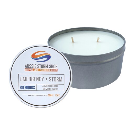 Emergency + Storm 80/110 Hour Long Burn Candle