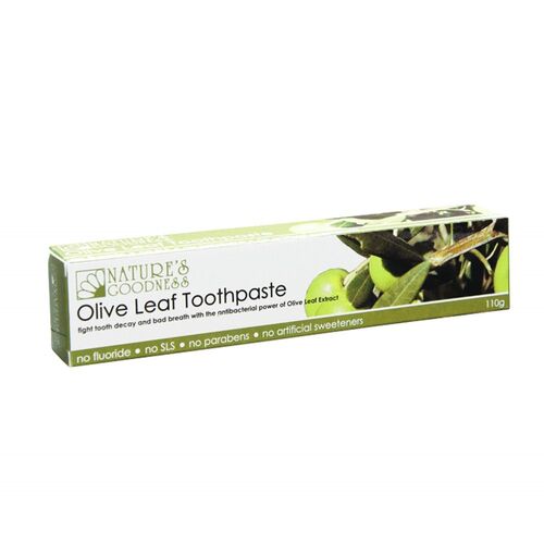 Nature's Goodness Olive Leaf Non-Fluoridated Tooth Paste 110g