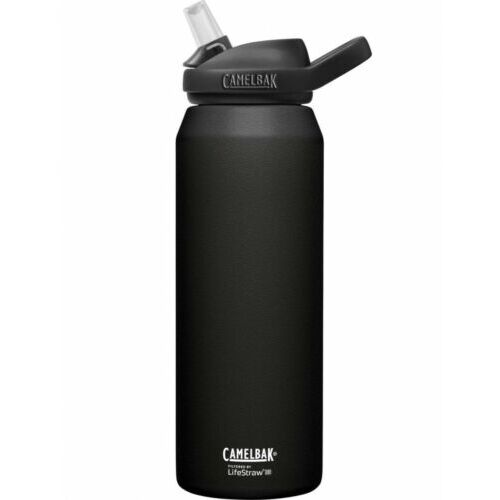 Camelbak Eddy + 1L Filtered Stainless Steel Water Bottle (Black)