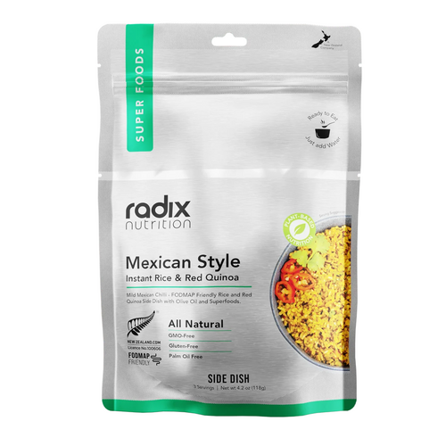 Instant Rice & Red Quinoa Mexican Style 3 Serv Radix Freeze-Dried Meal