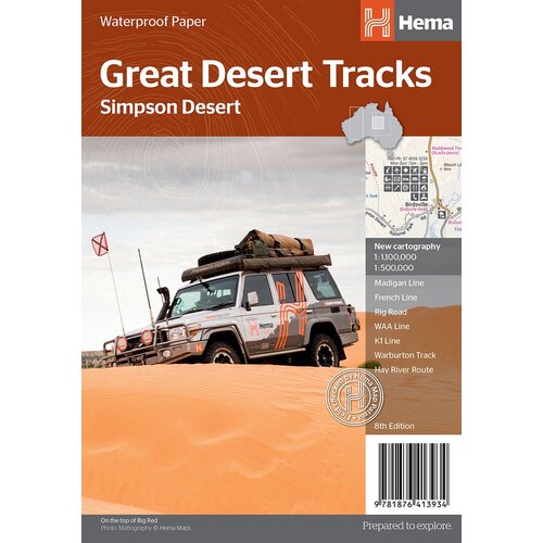 Simpson Desert Sheet - Great Desert Tracks