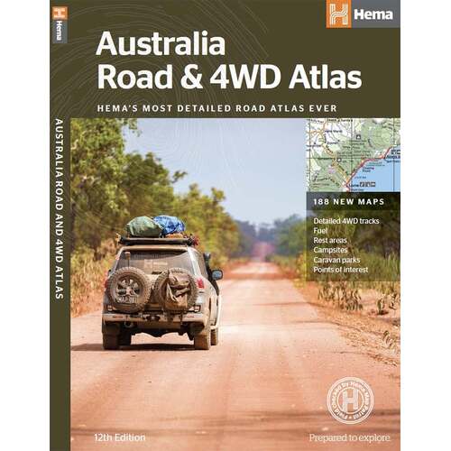 HEMA Australia Road & 4WD Atlas (Perfect Bound) - 252 x 345mm