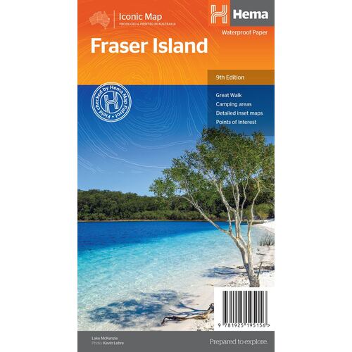 K'gari Fraser Island Map
