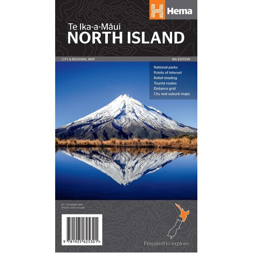 New Zealand North Island Map