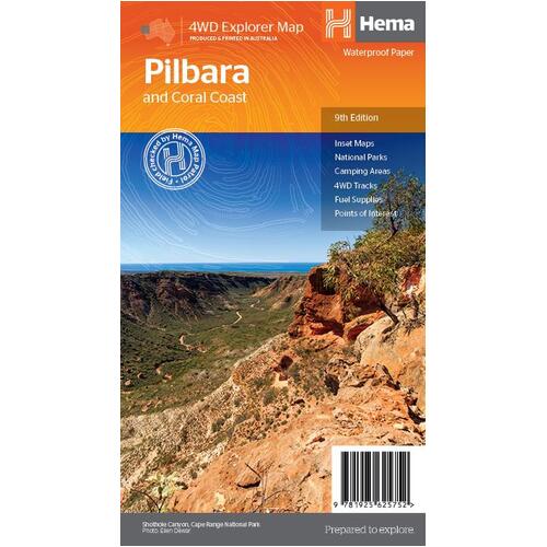 Pilbara and Coral Coast Map