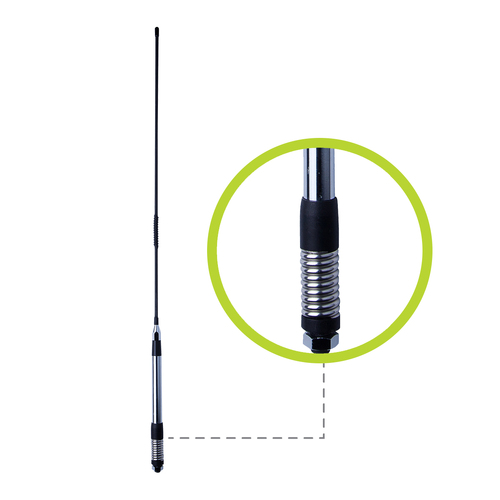 CLEARANCE 6.5dBi Elevated Feed UHF CB Antenna with Spring