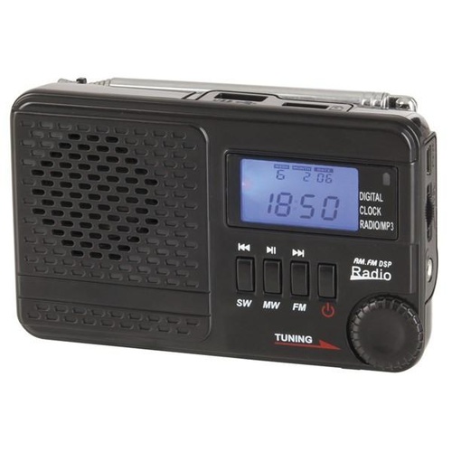 AM/FM  Short Wave Rechargeable Radio with MP3