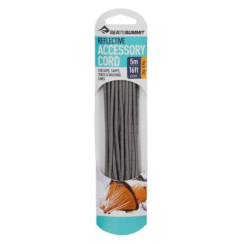 Reflective Accessory Cord 3mm x 5m Braided Guy Line Cord 