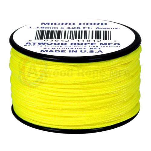 Micro Cord Neon Yellow
