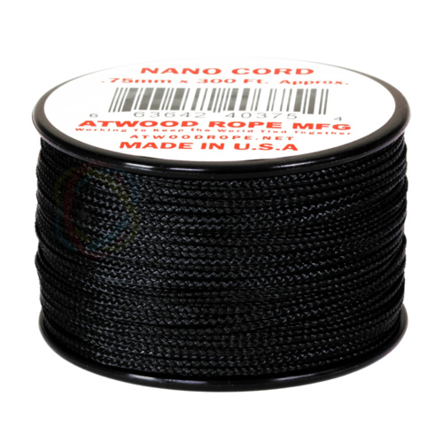 Nano Cord 0.75mm Black 300ft