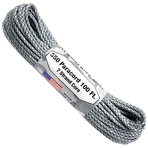 Paracord "Arctic Camo" 550 7 strand (100ft) MADE IN USA