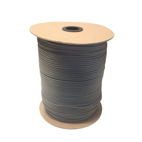 SPOOL 1000ft Paracord Charcoal Grey 550 7 Strand Made in USA